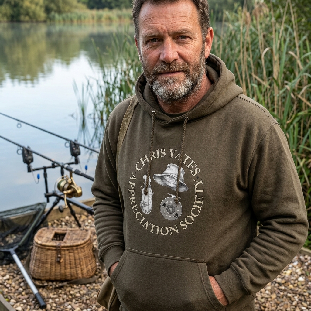 Chris Yates Appreciation Society Carp Fishing Hoodie