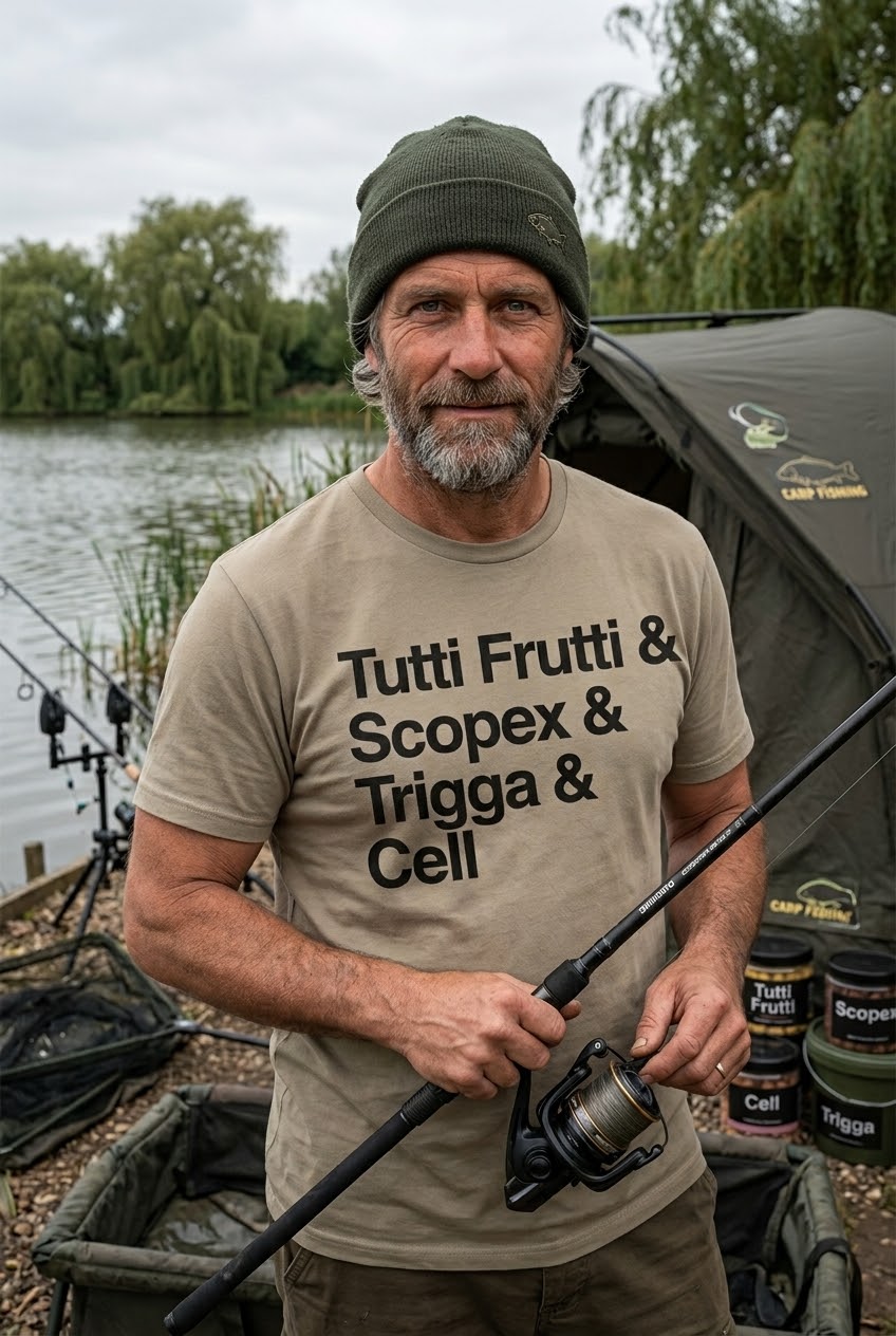 Legendary Boilie Flavours Carp Fishing T-Shirt
