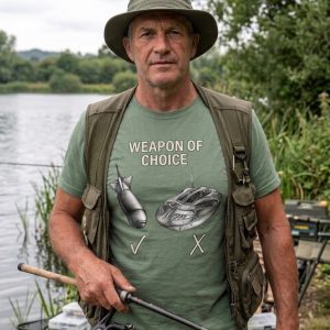 Spod vs Bait Boat "Weapon of Choice" Carp Fishing T-Shirt