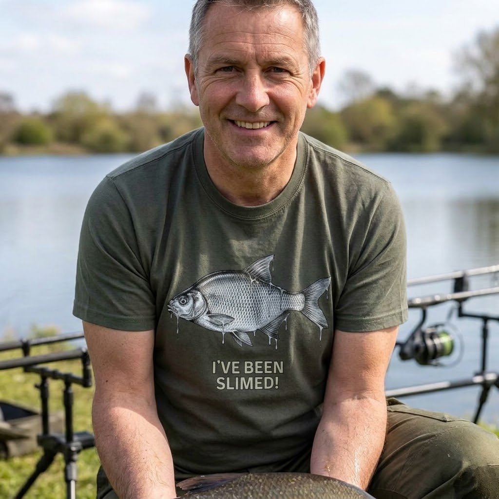 "I've Been Slimed!" Bream Fishing T-Shirt