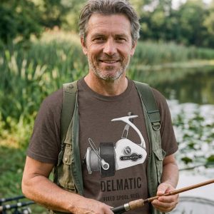 Allcock's Delmatic Reel Vintage Fishing T-Shirt