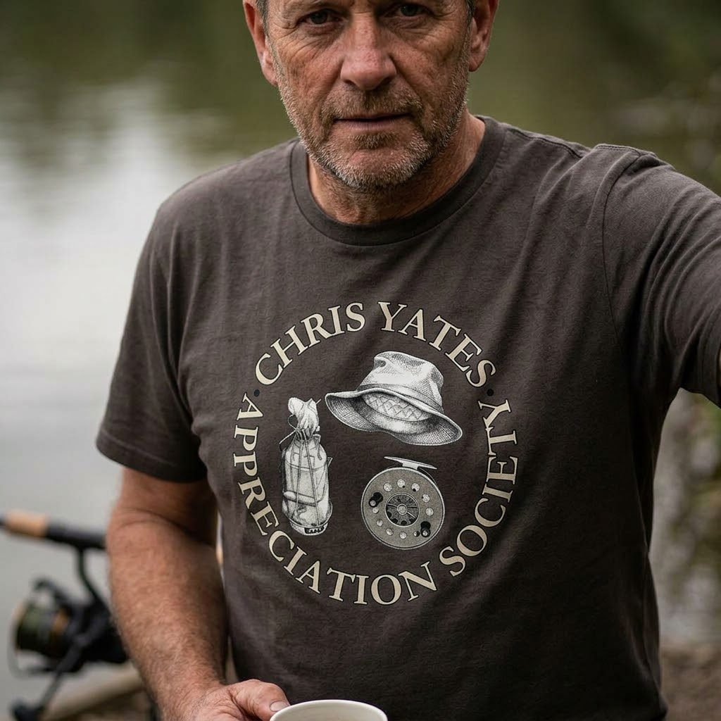 Chris Yates Appreciation Society Carp Fishing T-Shirt