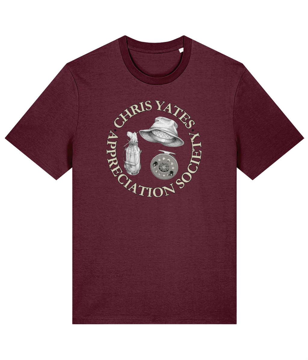 Chris Yates Appreciation Society Carp Fishing T-Shirt - Image 3