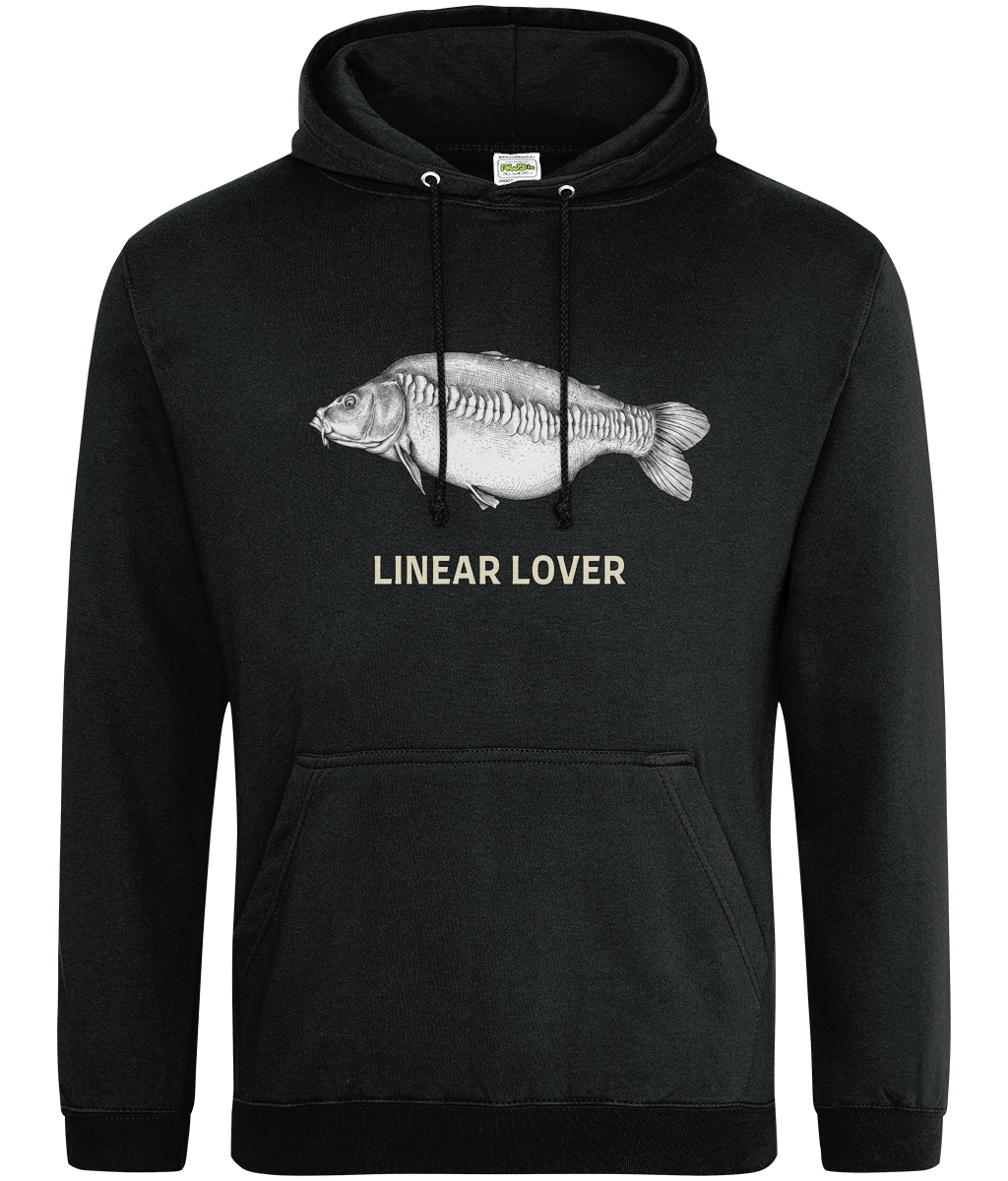 "Linear Lover" Linear Mirror Carp Fishing Hoodie - Image 3