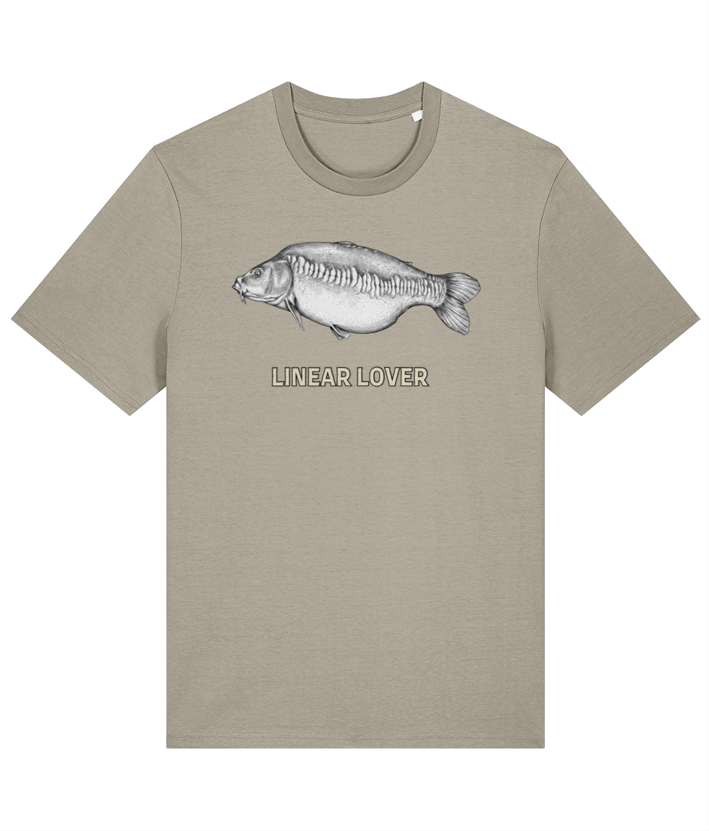 "Linear Lover" Linear Mirror Carp Fishing T-Shirt - Image 6