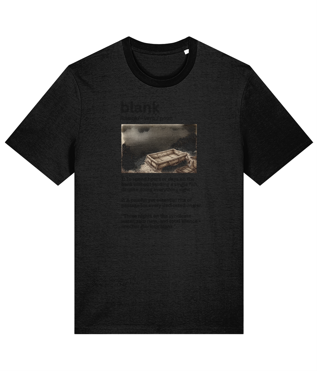 "Blank" Illustrated Dictionary Definition Carp Fishing T-Shirt - Image 7
