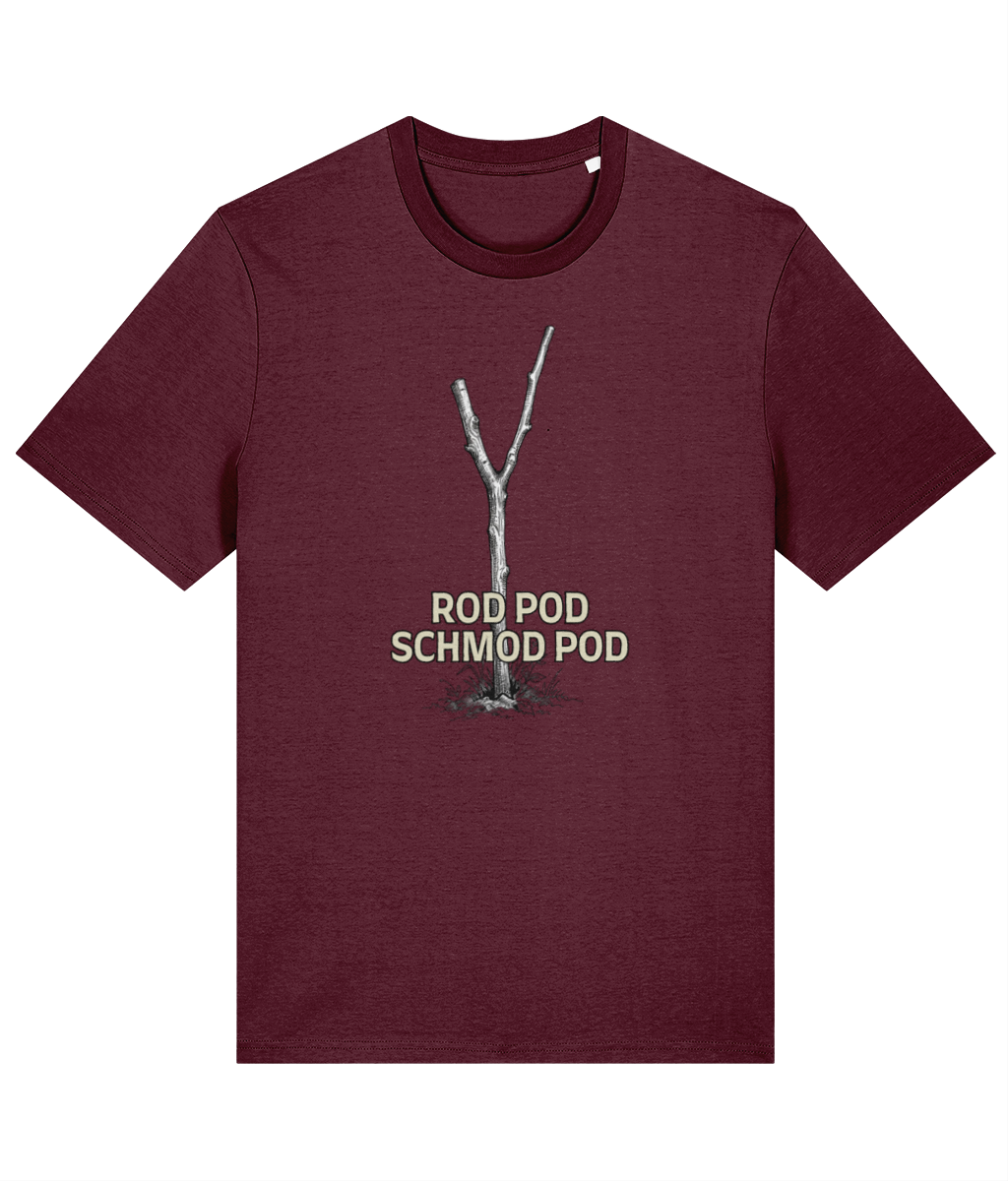 "Rod Pod Schmod Pod" Hazel Bankstick Fishing T-Shirt - Image 5