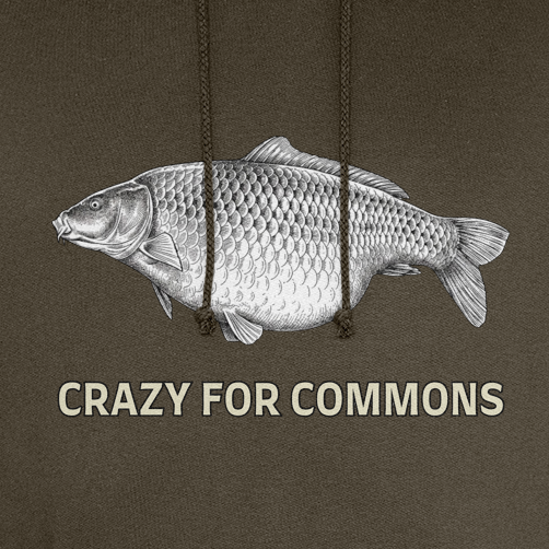 Crazy for Commons Carp Fishing Hoodie - Image 2
