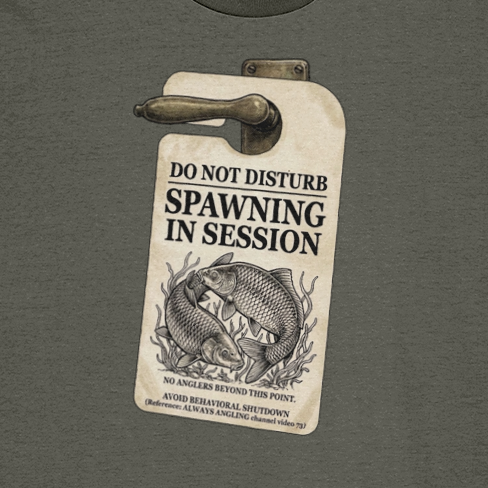 "Do Not Disturb" Carp Fishing T-Shirt - Image 2