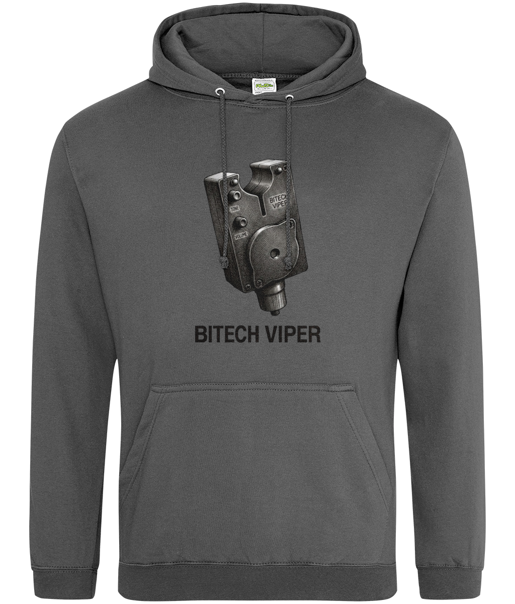Bitech Viper Vintage Bite Alarm Carp Fishing Hoodie - Image 3