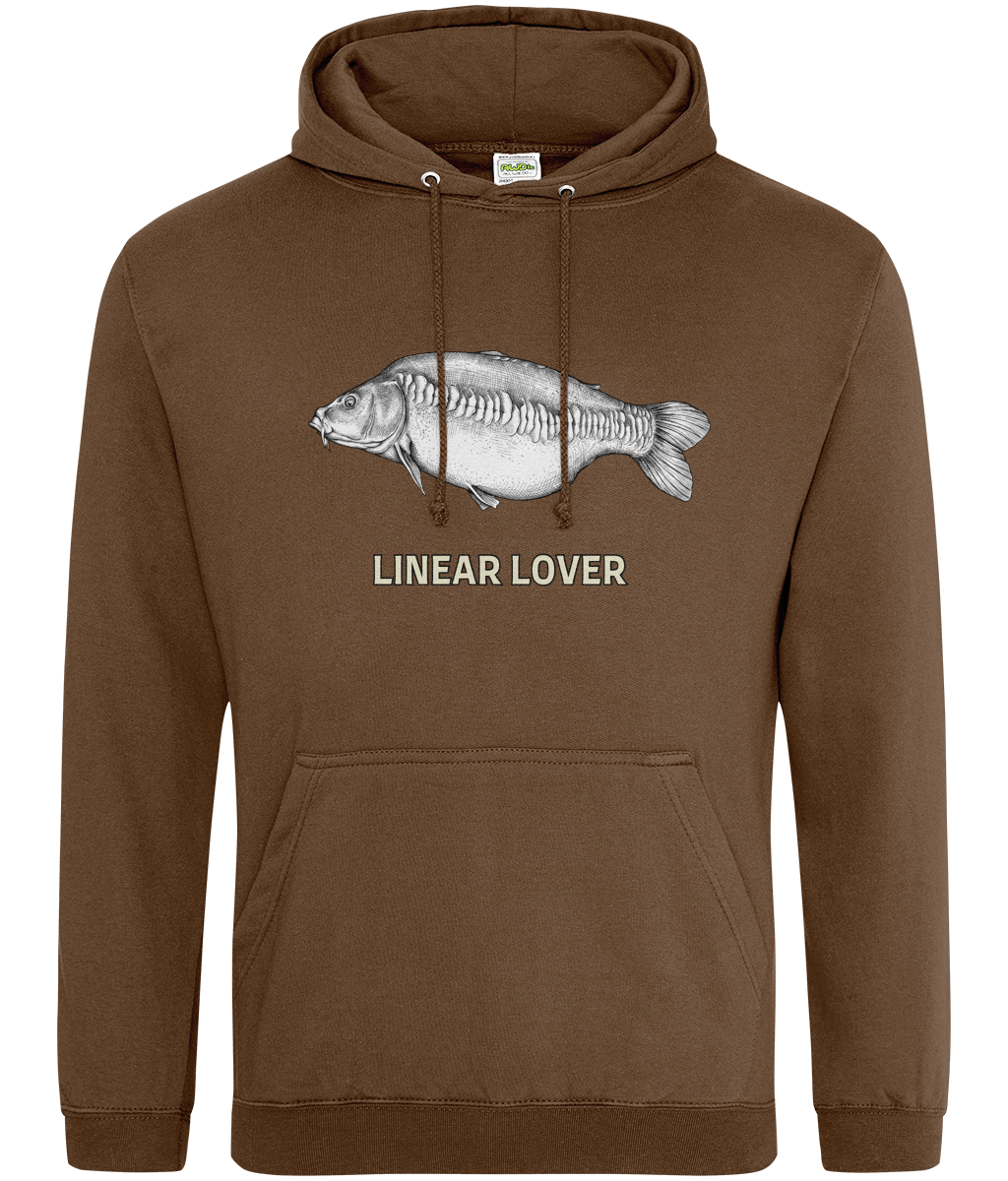 "Linear Lover" Linear Mirror Carp Fishing Hoodie - Image 5