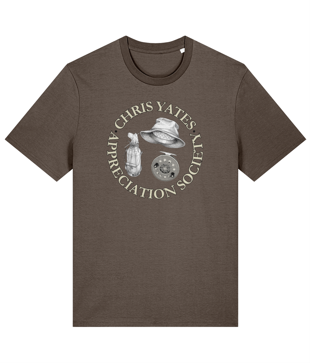 Chris Yates Appreciation Society Carp Fishing T-Shirt - Image 6