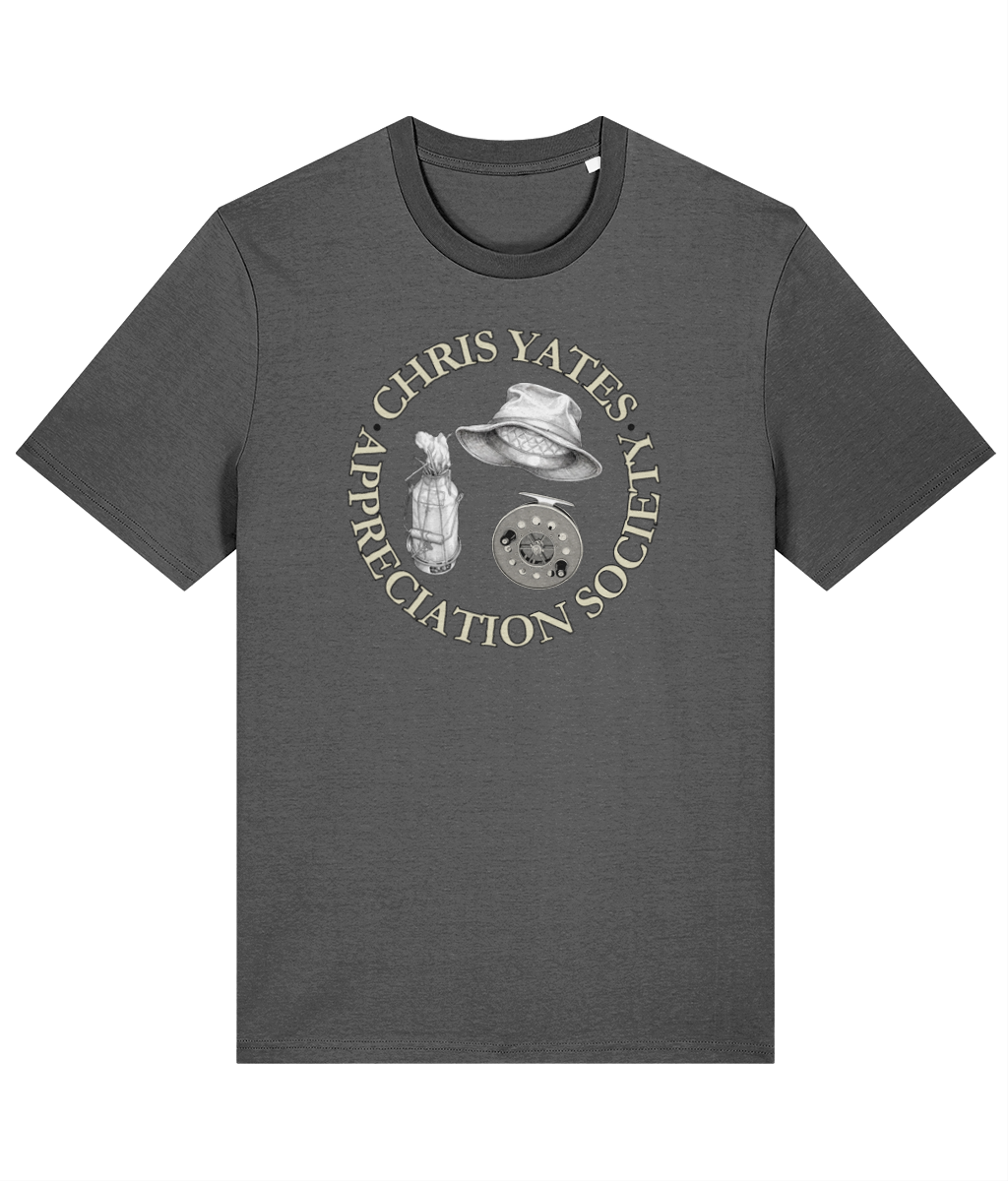 Chris Yates Appreciation Society Carp Fishing T-Shirt - Image 5