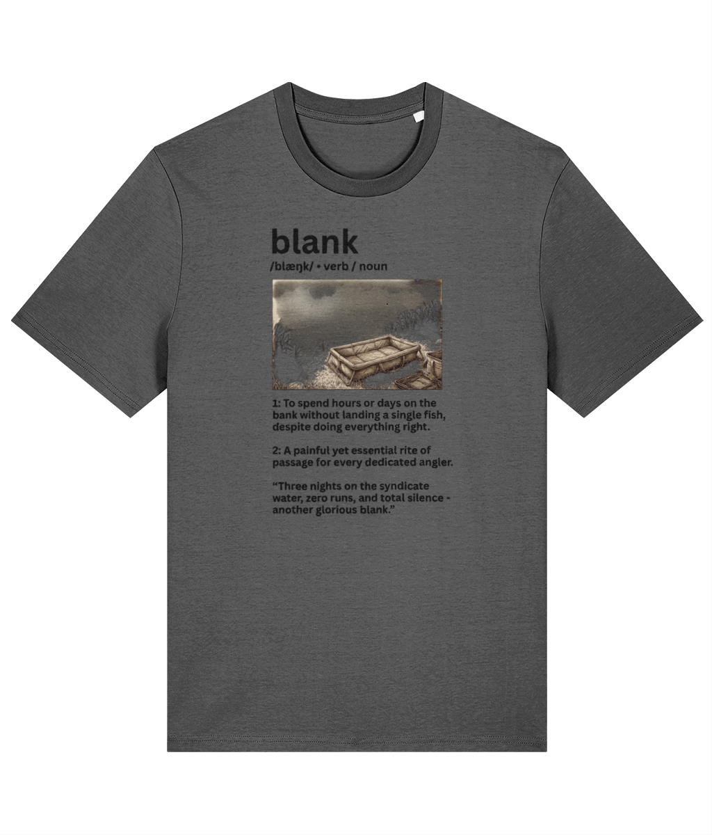 "Blank" Illustrated Dictionary Definition Carp Fishing T-Shirt - Image 6