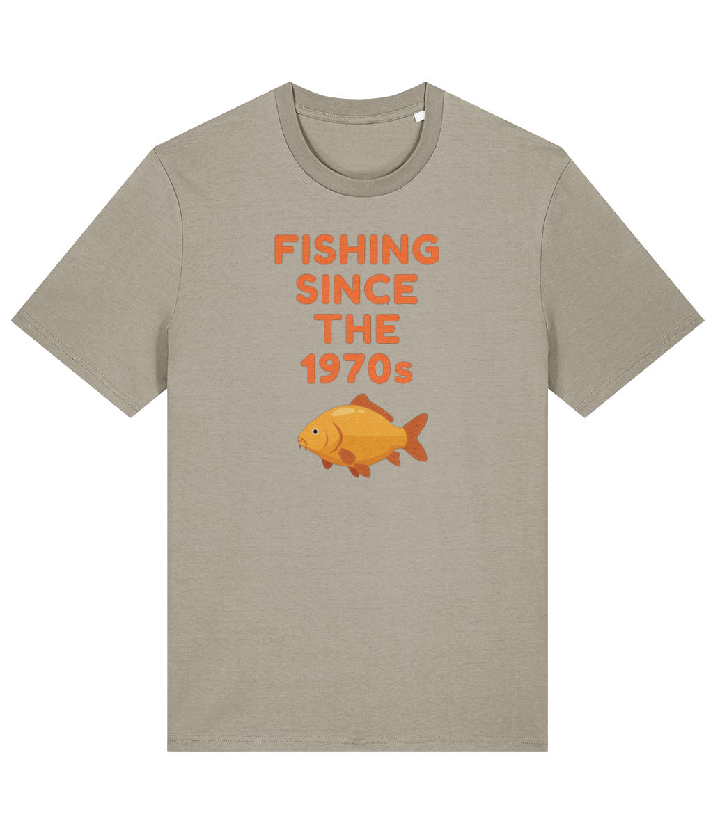 "Fishing Since The 1970s" Retro Angling T-Shirt - Image 6