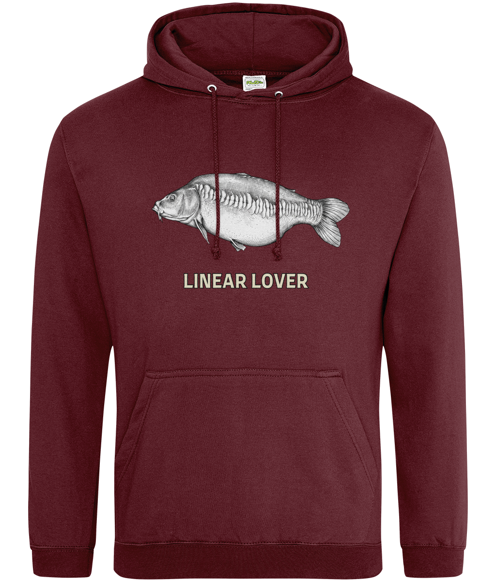 "Linear Lover" Linear Mirror Carp Fishing Hoodie - Image 7