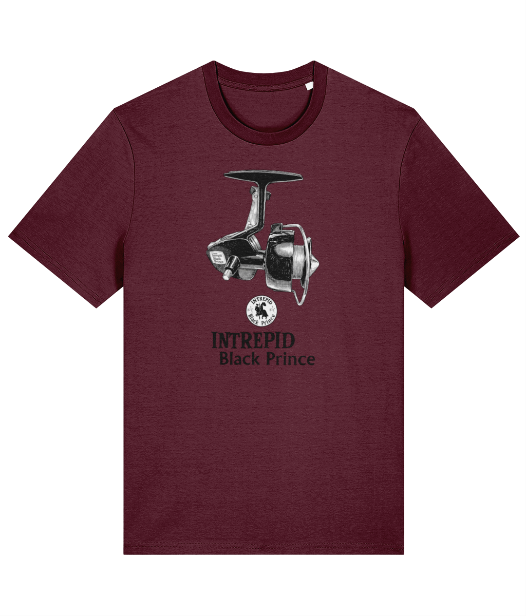 Intrepid Black Prince Vintage Reel Fishing T-Shirt - Image 5