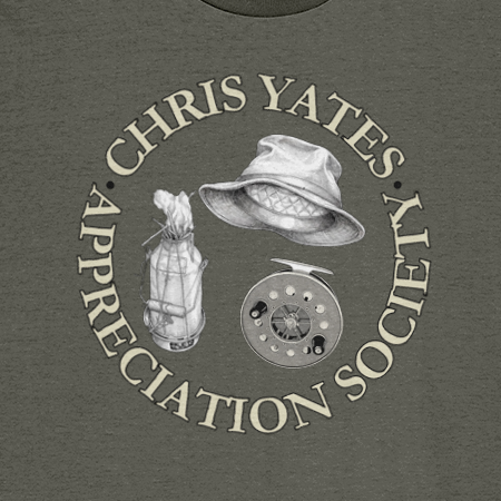 Chris Yates Appreciation Society Carp Fishing T-Shirt - Image 2