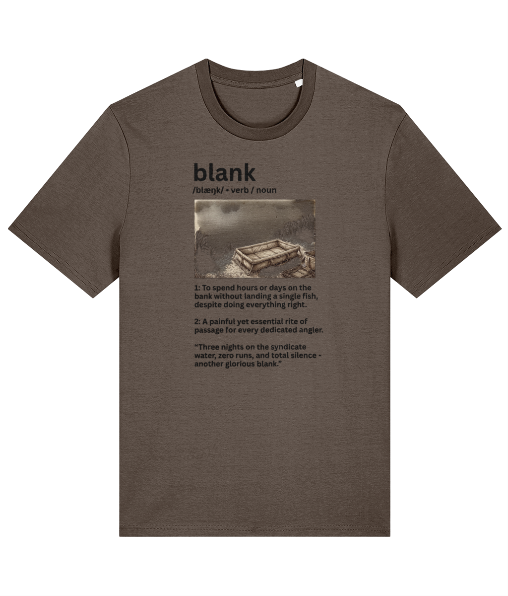 "Blank" Illustrated Dictionary Definition Carp Fishing T-Shirt - Image 4