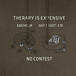 "Therapy Is Expensive, A Day Ticket Isn't" Fishing Hoodie