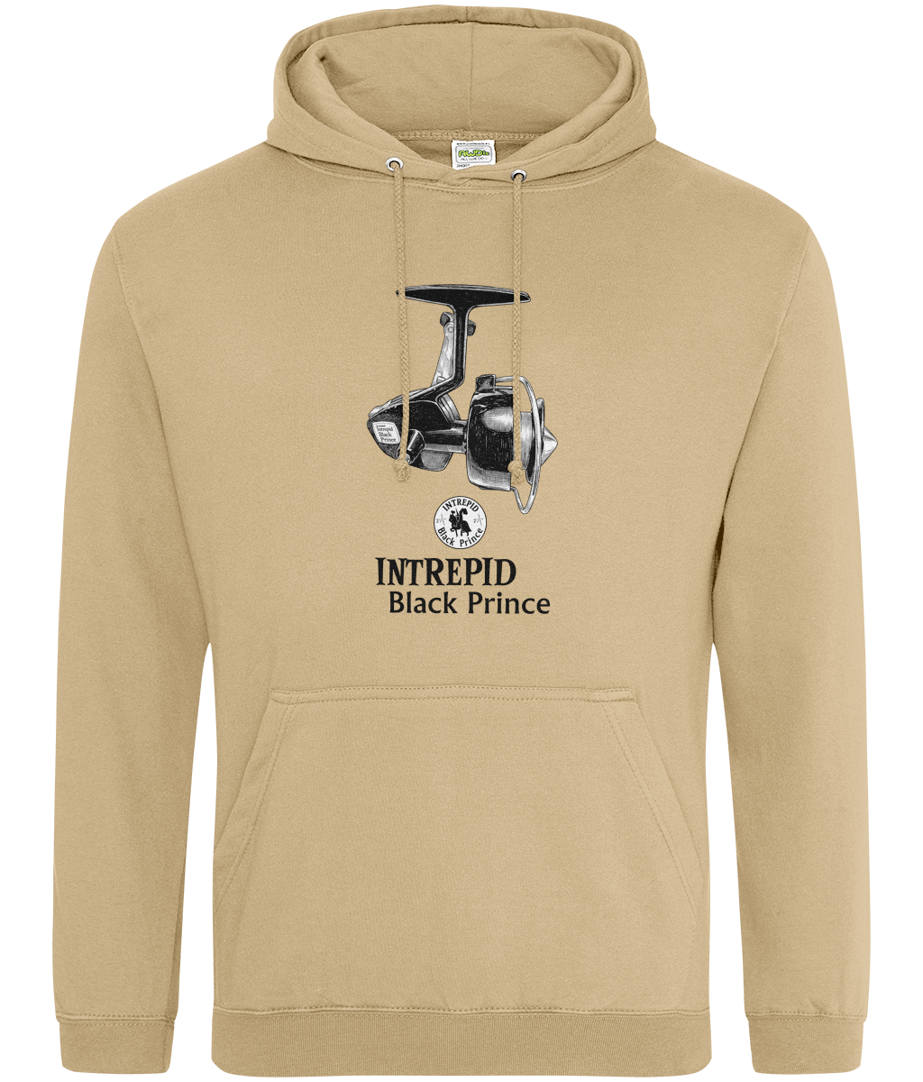Intrepid Black Prince Vintage Reel Fishing Hoodie - Image 5