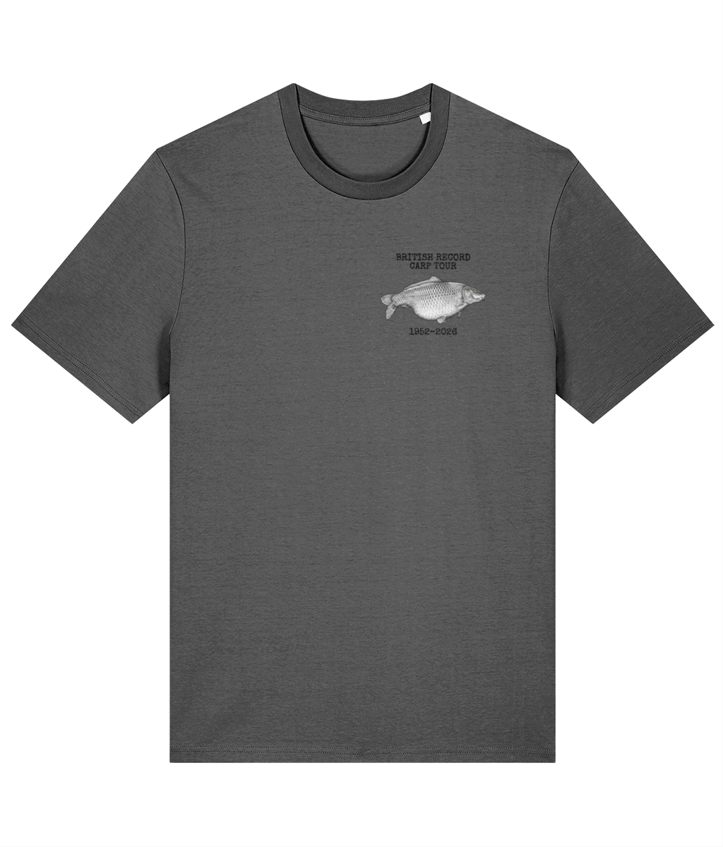British Record Carp Tour 1952–2026 Fishing T-Shirt - Image 7