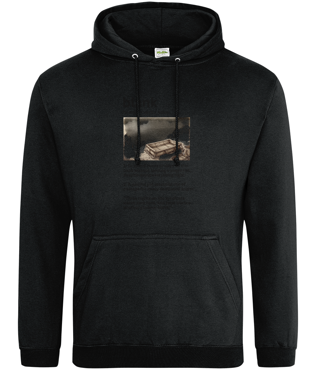 "Blank" Illustrated Dictionary Definition Carp Fishing Hoodie - Image 7