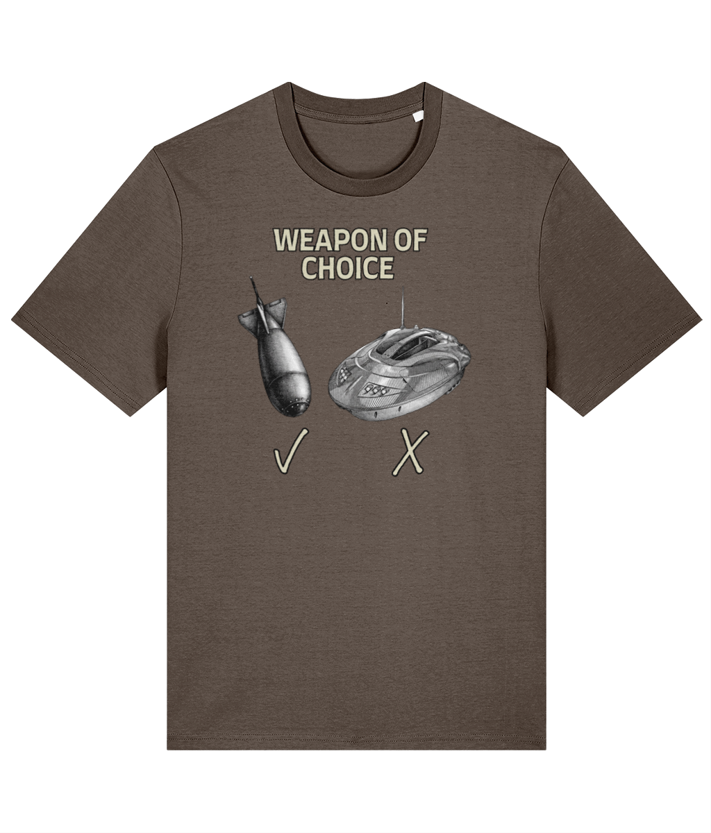 Spod vs Bait Boat "Weapon of Choice" Carp Fishing T-Shirt - Image 6