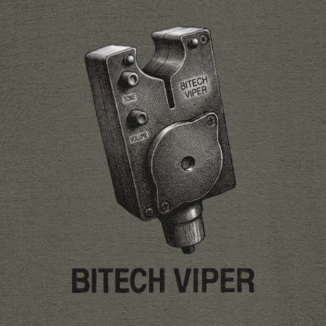 Bitech Viper Vintage Bite Alarm Carp Fishing T-Shirt - Image 2