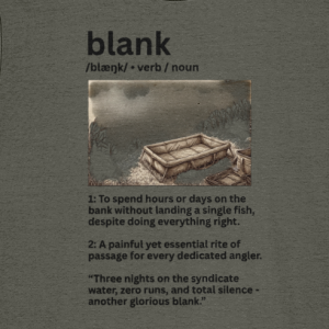 "Blank" Illustrated Dictionary Definition Carp Fishing T-Shirt