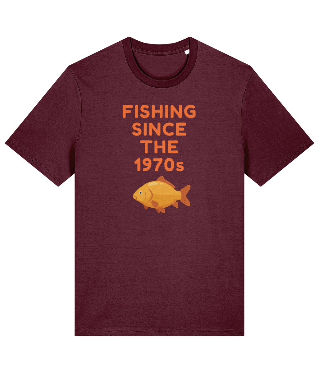 "Fishing Since The 1970s" Retro Angling T-Shirt - Image 7