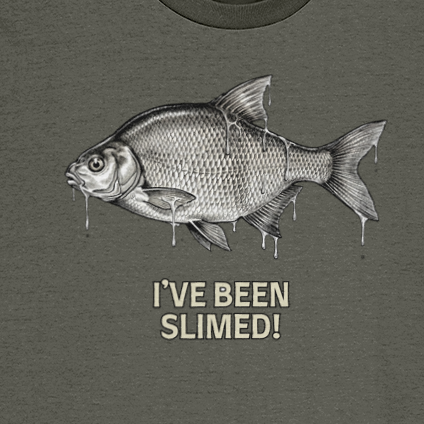 "I've Been Slimed!" Bream Fishing T-Shirt - Image 2