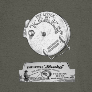 "The Little Kraka" Vintage Fishing Reel T-Shirt