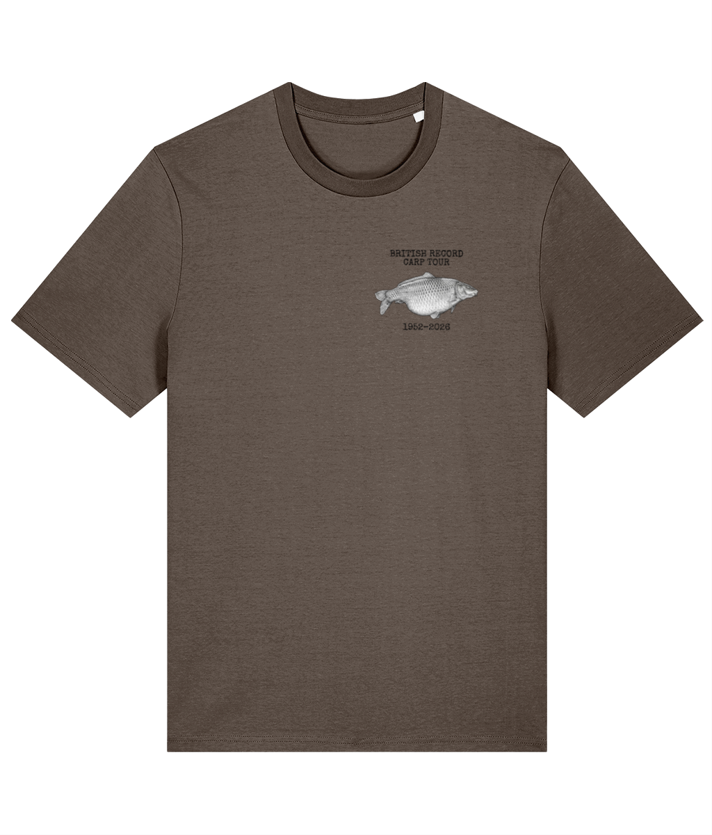 British Record Carp Tour 1952–2026 Fishing T-Shirt - Image 5