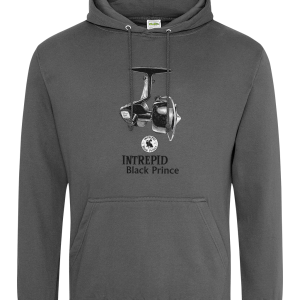 Intrepid Black Prince Vintage Reel Fishing Hoodie