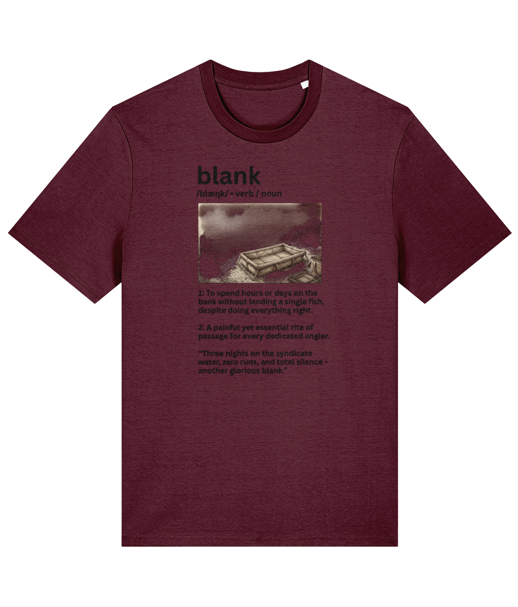 "Blank" Illustrated Dictionary Definition Carp Fishing T-Shirt - Image 5