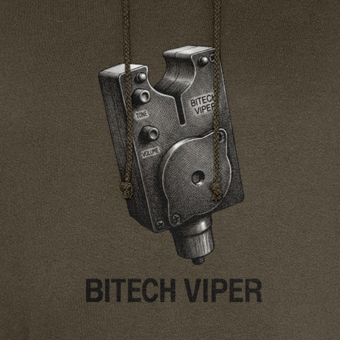 Bitech Viper Vintage Bite Alarm Carp Fishing Hoodie - Image 2