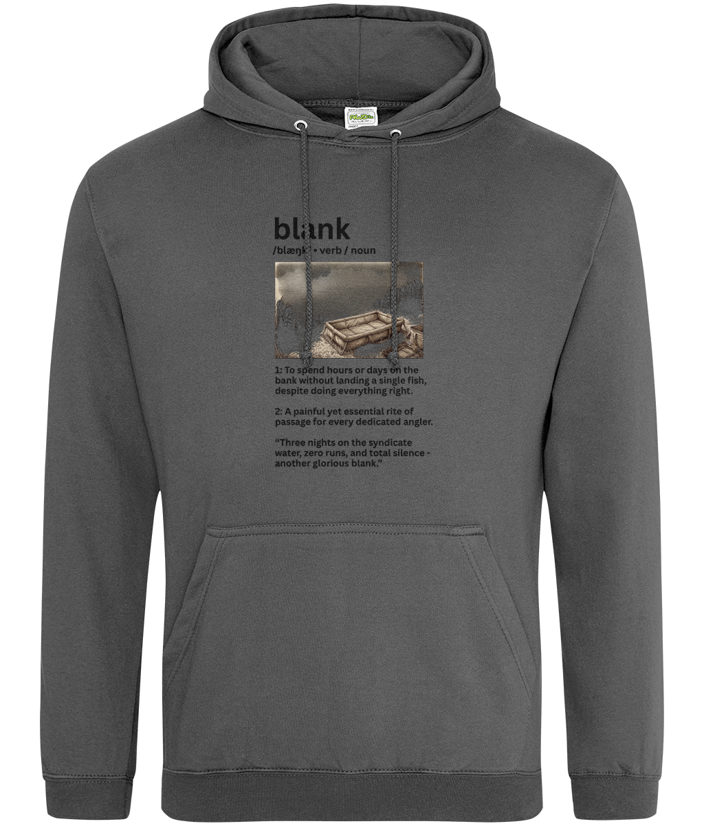 "Blank" Illustrated Dictionary Definition Carp Fishing Hoodie - Image 4