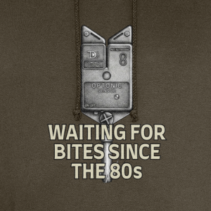 Optonic Bite Alarm "Waiting For Bites Since The 80s" Fishing Hoodie