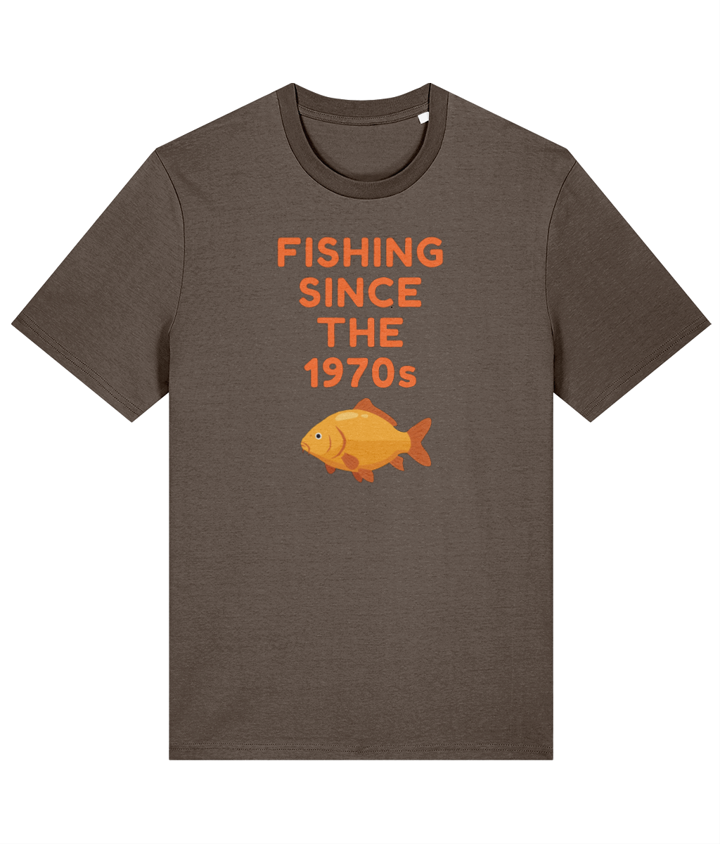 "Fishing Since The 1970s" Retro Angling T-Shirt - Image 5