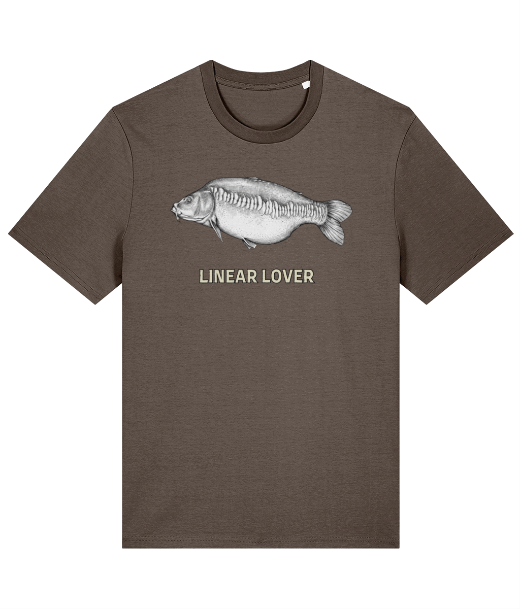 "Linear Lover" Linear Mirror Carp Fishing T-Shirt - Image 5