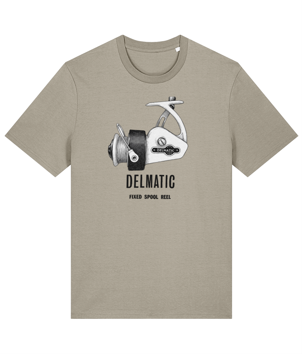 Allcock's Delmatic Reel Vintage Fishing T-Shirt - Image 6