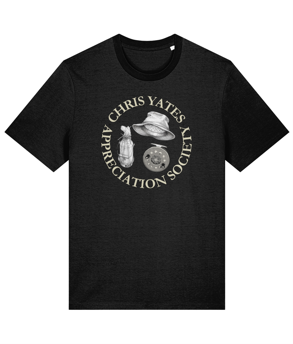 Chris Yates Appreciation Society Carp Fishing T-Shirt - Image 4