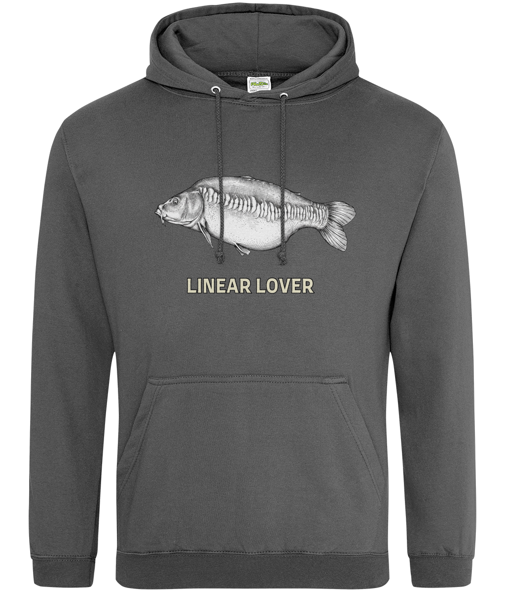 "Linear Lover" Linear Mirror Carp Fishing Hoodie - Image 4