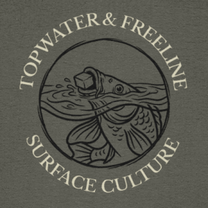 Topwater and Freeline Surface Culture Carp Fishing T-Shirt