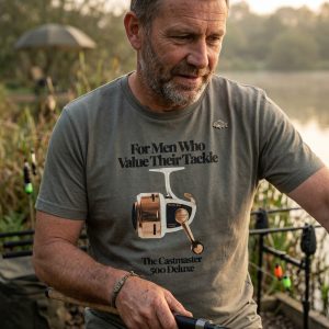"For Men Who Value Their Tackle" Vintage Fishing T-Shirt