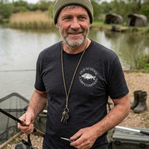 Old School Carp Company Crest Logo T-Shirt