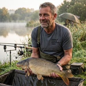 The Masters of Carp Fishing Crest Logo T-Shirt