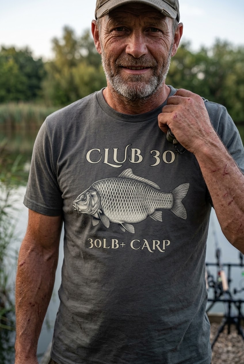 Club 30 – 30lb+ Carp Fishing T-Shirt