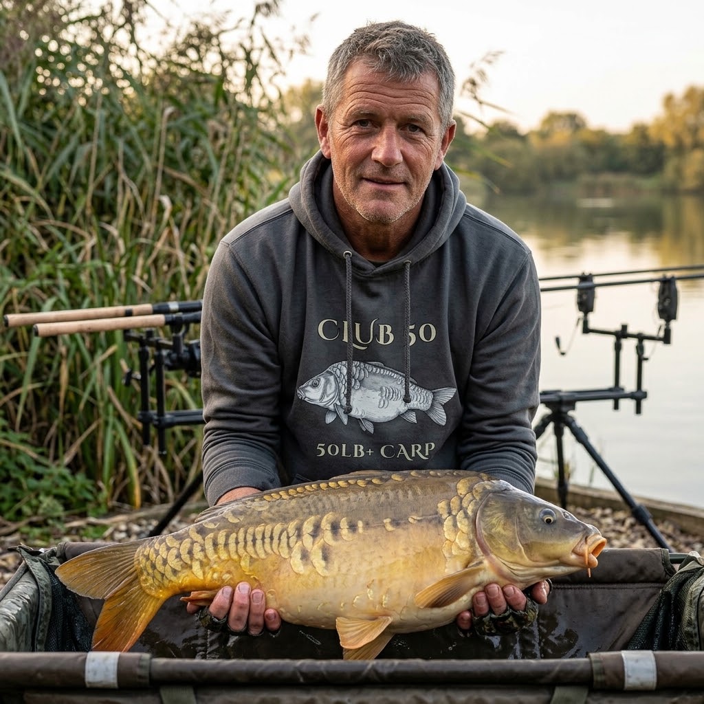 Club 50 – 50lb+ Carp Fishing Hoodie